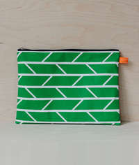A4 Travel Pouch - Convergence - Green